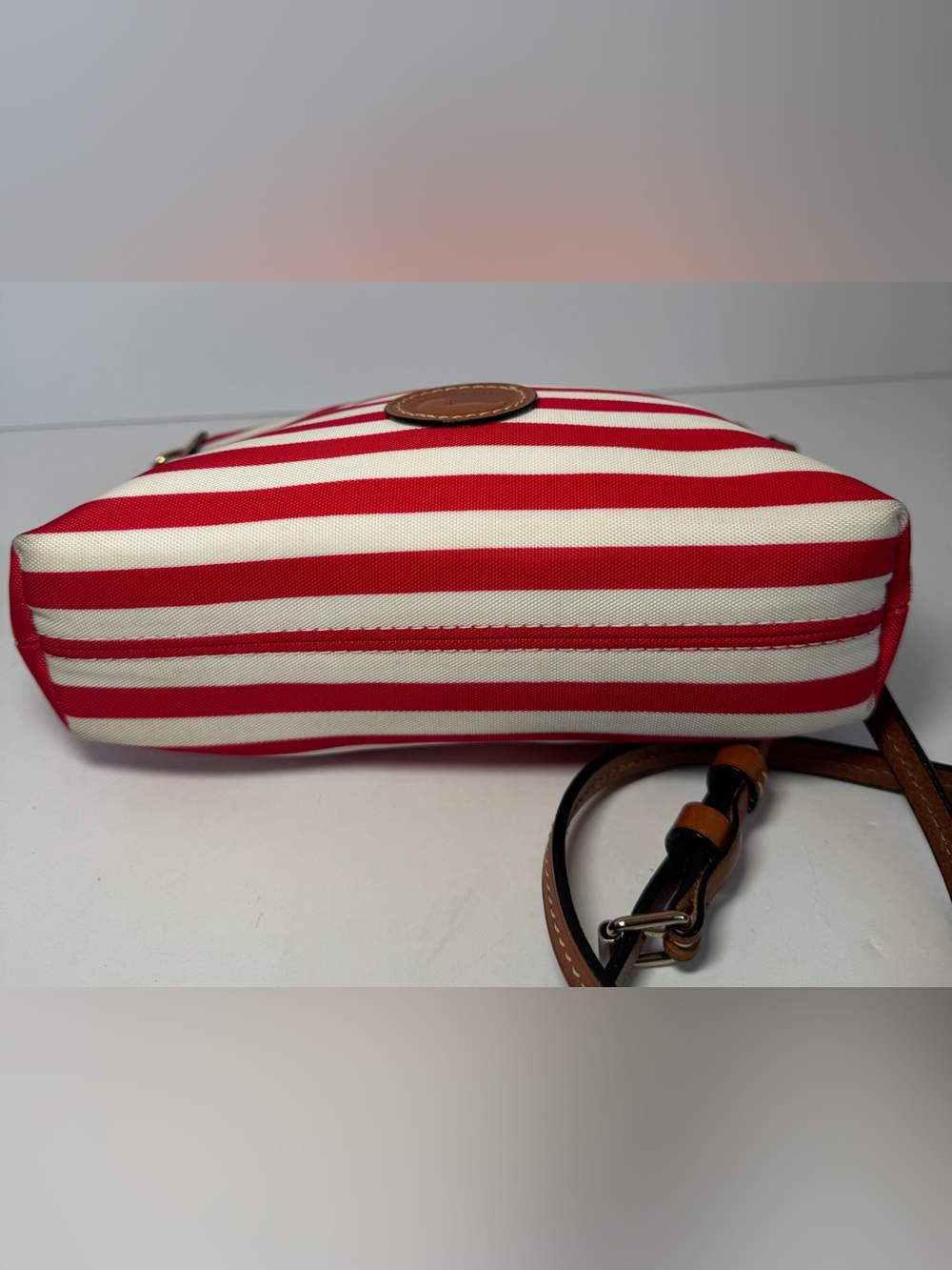 Dooney & Bourke Sullivan Coated Cotton Crossbody Pouchette. - Picture 5 of 11
